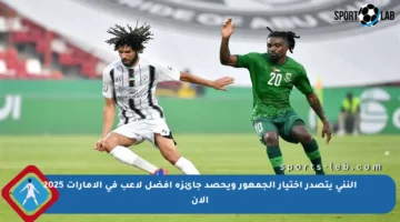 النني يتصدر اختيار الجمهور ويحصد جائزة أفضل لاعب في الإمارات 2025 الآن